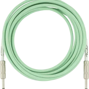 FENDER ORIGINAL SERIE 15 S GREEN CABLE DE INSTRUMENTO