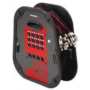PROEL EZBOX1204 SNAKE CON 12 CANALES IN + 4 CANALES OUT DE 15MTS