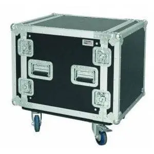 PROEL CR210BLKMW RACK 10U 19' CON RUEDAS 45CM