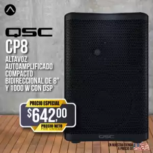 altavoz qsc cp8